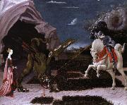 UCCELLO, Paolo sankt goran och draken France oil painting artist